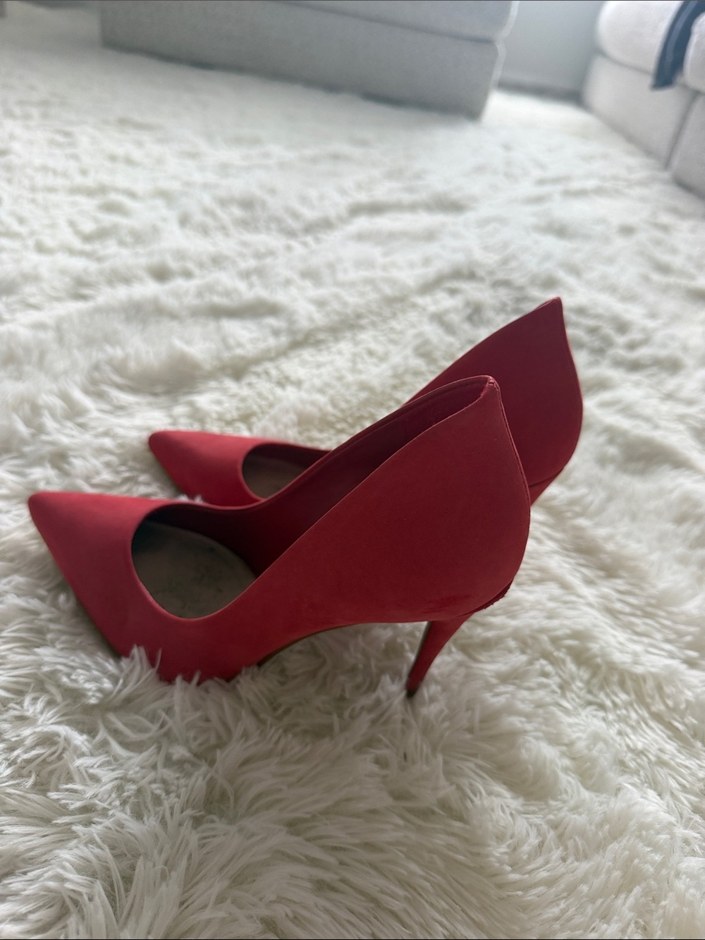 Aldo Red Pointed-Toe Stiletto Pumps